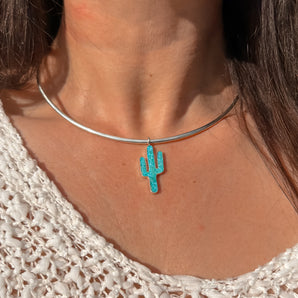 Saguaro Neck Ring ✢ Sleeping Beauty
