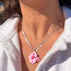 Pink Blossom Necklace